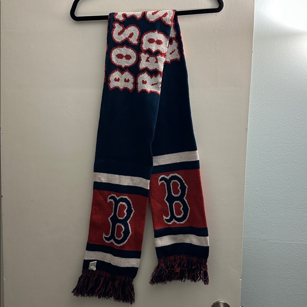 MLB Boston Red Sox Double Sided Winter Scarf - Unisex